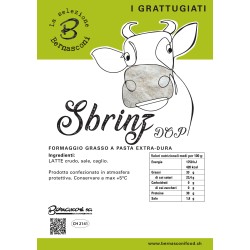 Fondi E Gusta | Formaggi grattugiati - Sbrinz DOP